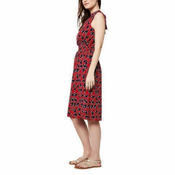 LEOTA Ladies' Aria Dress - Red - Medium NWT - Picture 2 of 4